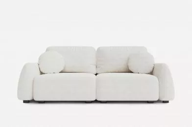 Прямой диван Tuscan Bubble White