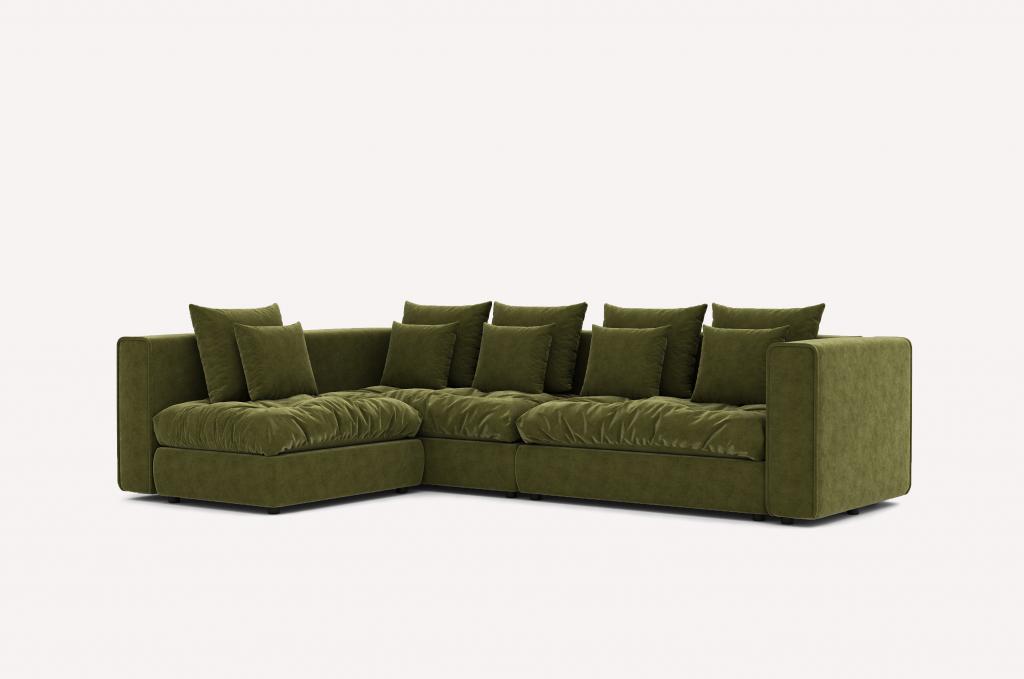 Модульный диван Vegas Camel Green Olive