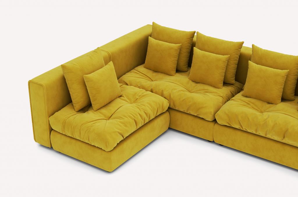 Модульный диван Vegas Model Yellow