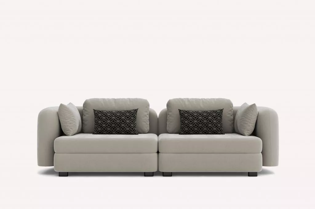 Прямой диван Bonta Fabriq 1 Pearl