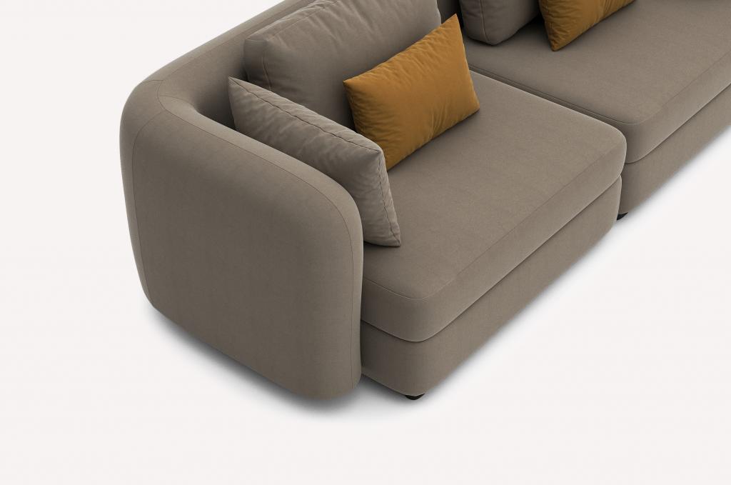 Прямой диван Bonta Pushe