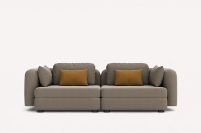 Прямой диван Bonta Pushe 10