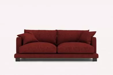 Прямой диван Ego Crown Cranberry