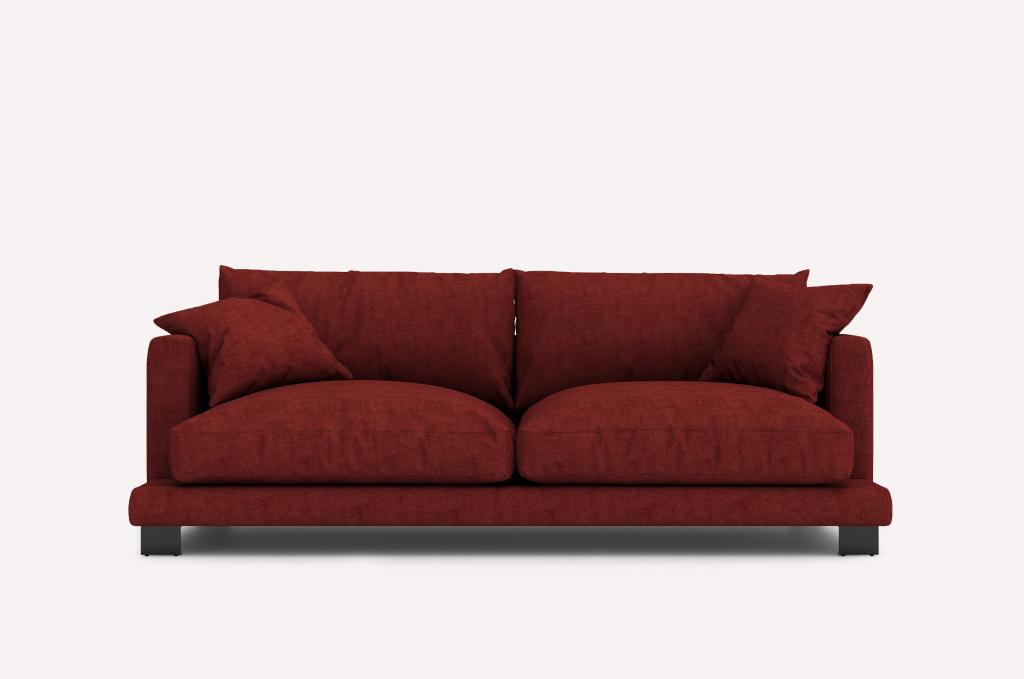 Прямой диван Ego Crown Cranberry