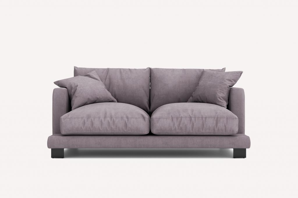 Прямой диван Ego Hilton Pudra