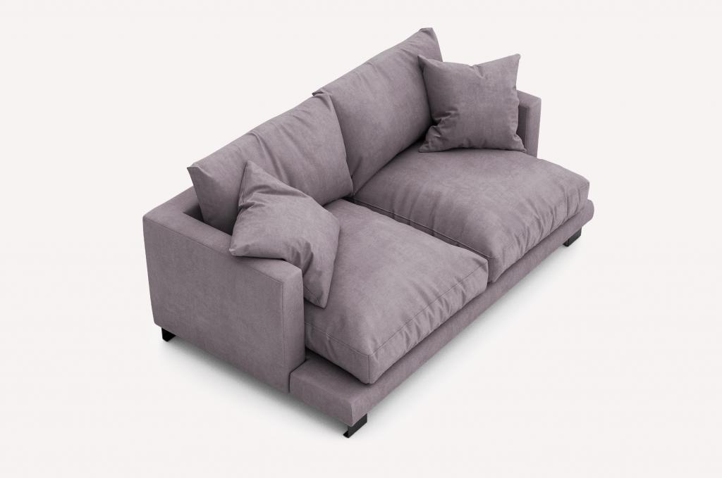 Прямой диван Ego Hilton Pudra